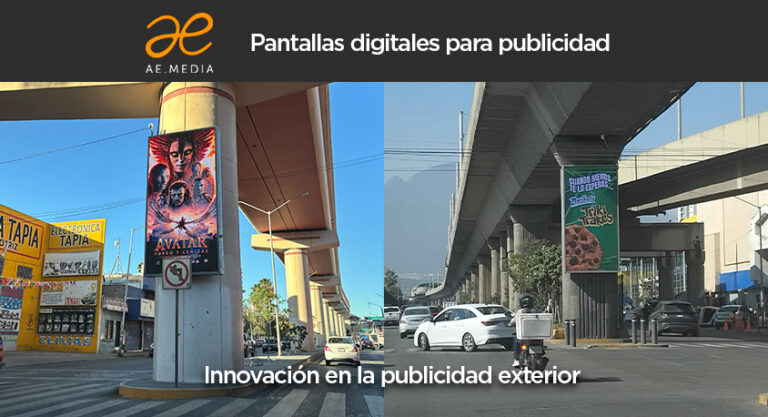 Pantallas digitales para publicidad: Innovación en la publicidad exterior