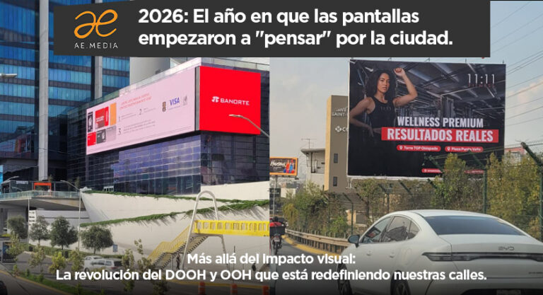 Tendencias 2026 en OOH y DOOH: el futuro de la publicidad exterior ya está aquí
